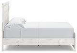 Gerridan White/Gray Queen Panel Bed - Ella Furniture
