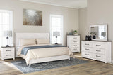 Gerridan White/Gray King Panel Bed B1190B3 - Ella Furniture