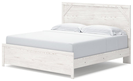 Gerridan White/Gray King Panel Bed B1190B3 - Ella Furniture