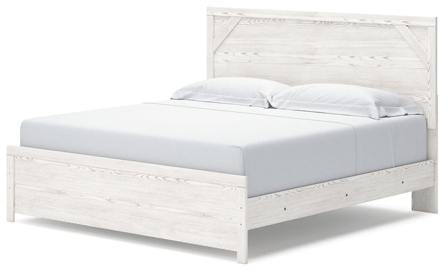 Gerridan White/Gray King Panel Bed B1190B3 - Ella Furniture