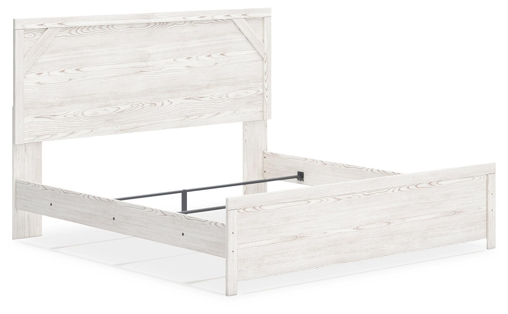Gerridan White/Gray King Panel Bed B1190B3 - Ella Furniture