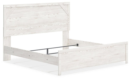 Gerridan White/Gray King Panel Bed B1190B3 - Ella Furniture