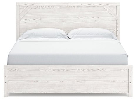 Gerridan White/Gray King Panel Bed B1190B3 - Ella Furniture
