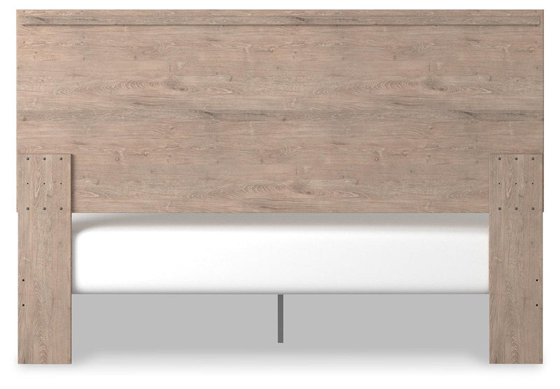 Senniberg Light Brown/white King Panel Bed B1191B3 - Ella Furniture