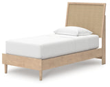 Cielden Two-tone Twin Panel Bed