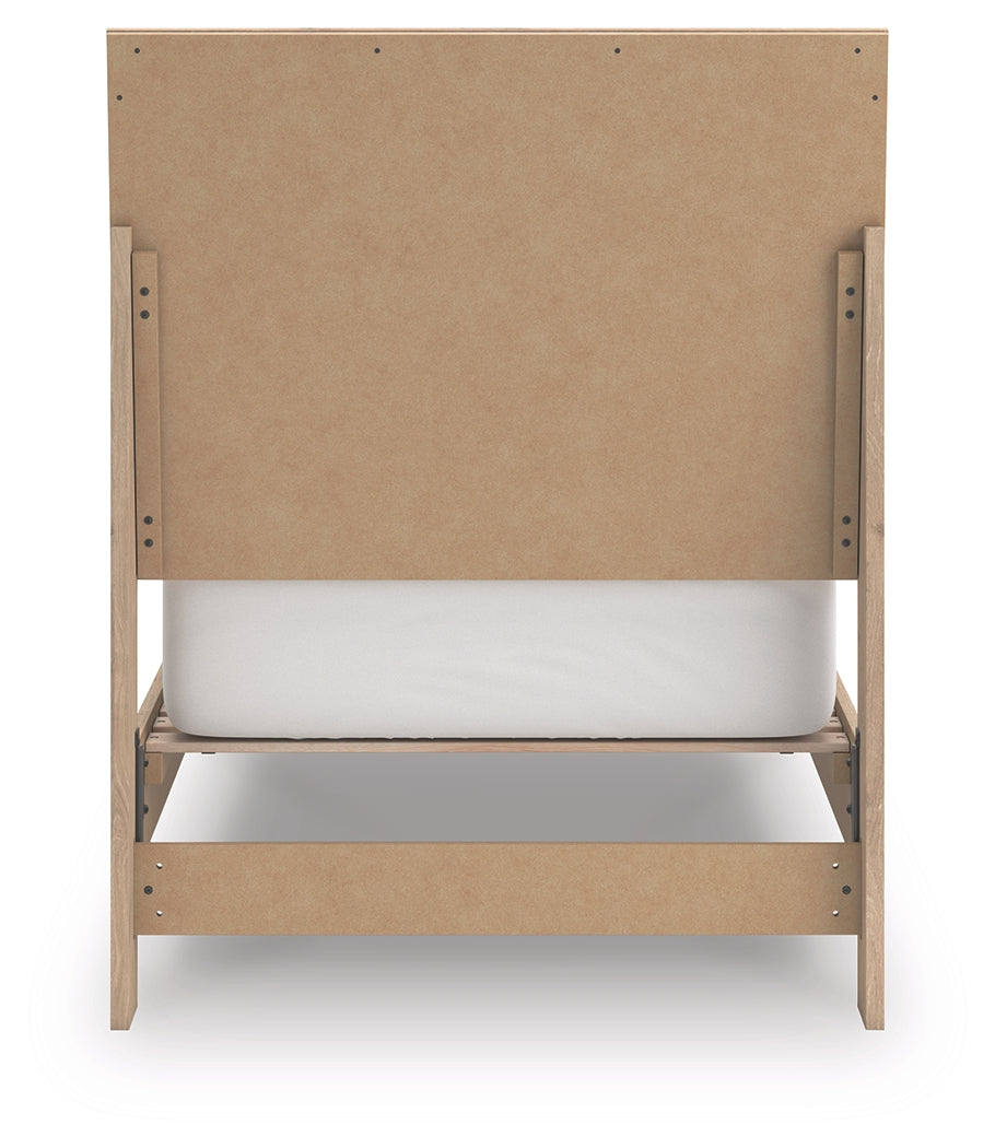 Cielden Two-tone Twin Panel Bed