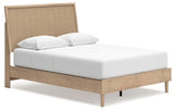 Cielden Two-tone Panel Bedroom Set angled view