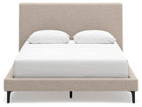 Cielden Soft Gray Upholstered Bedroom Set view 4