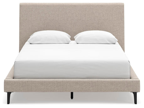 Cielden Soft Gray Upholstered Bedroom Set view 4