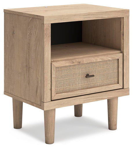 Cielden Two-tone Panel Bedroom Set angled view