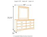 Huey Black Vineyard Sleigh Bedroom Set dimension view