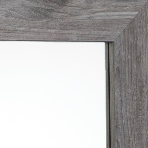 Bronyan Dark Gray Panel Bedroom Set finish detail