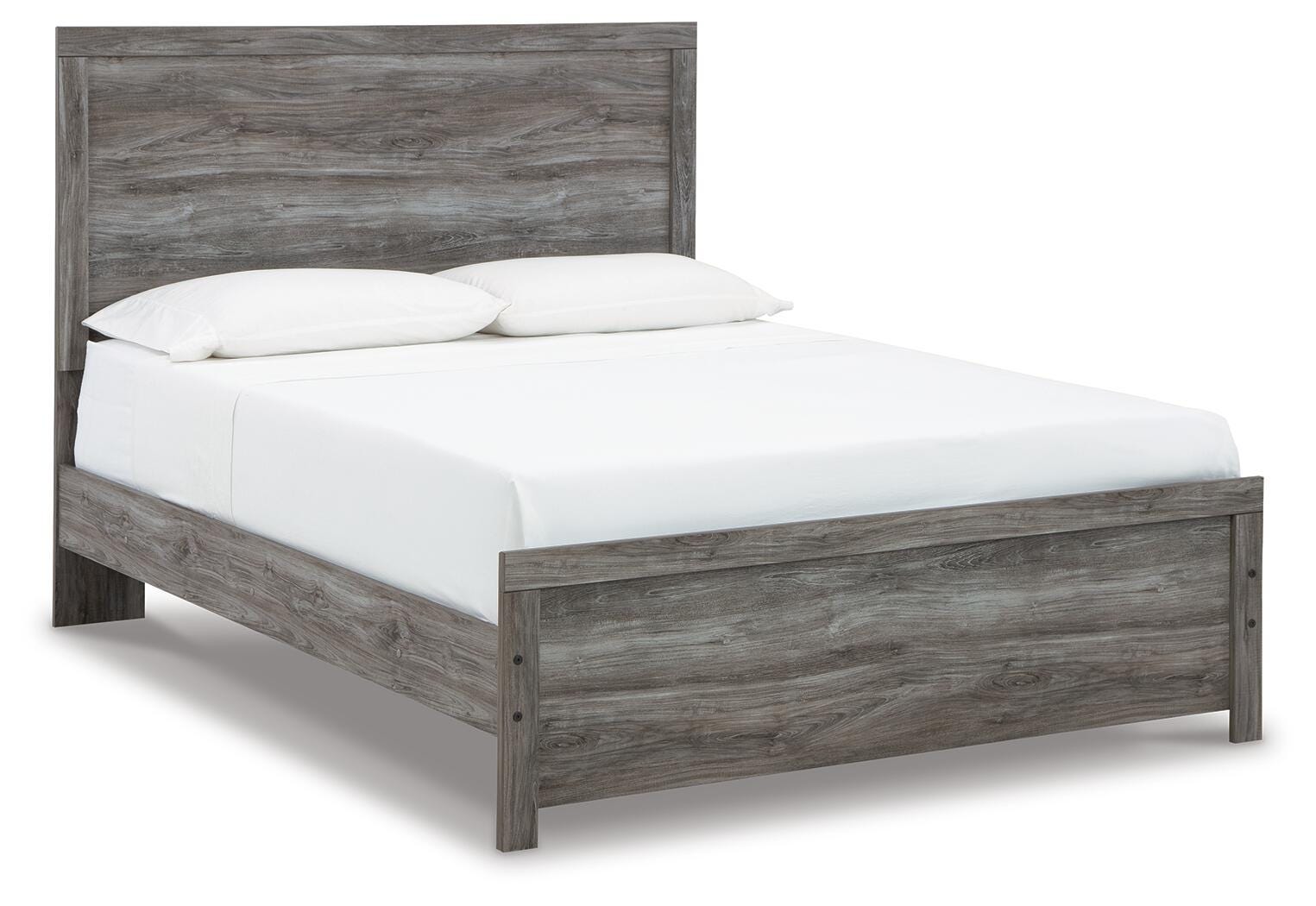 Bronyan Dark Gray Panel Bedroom Set angled view