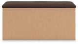 Kinlanni Tan/Brown Bedroom Storage Bench