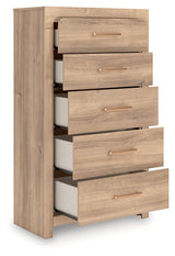 Kinlanni Tan Chest of Drawers