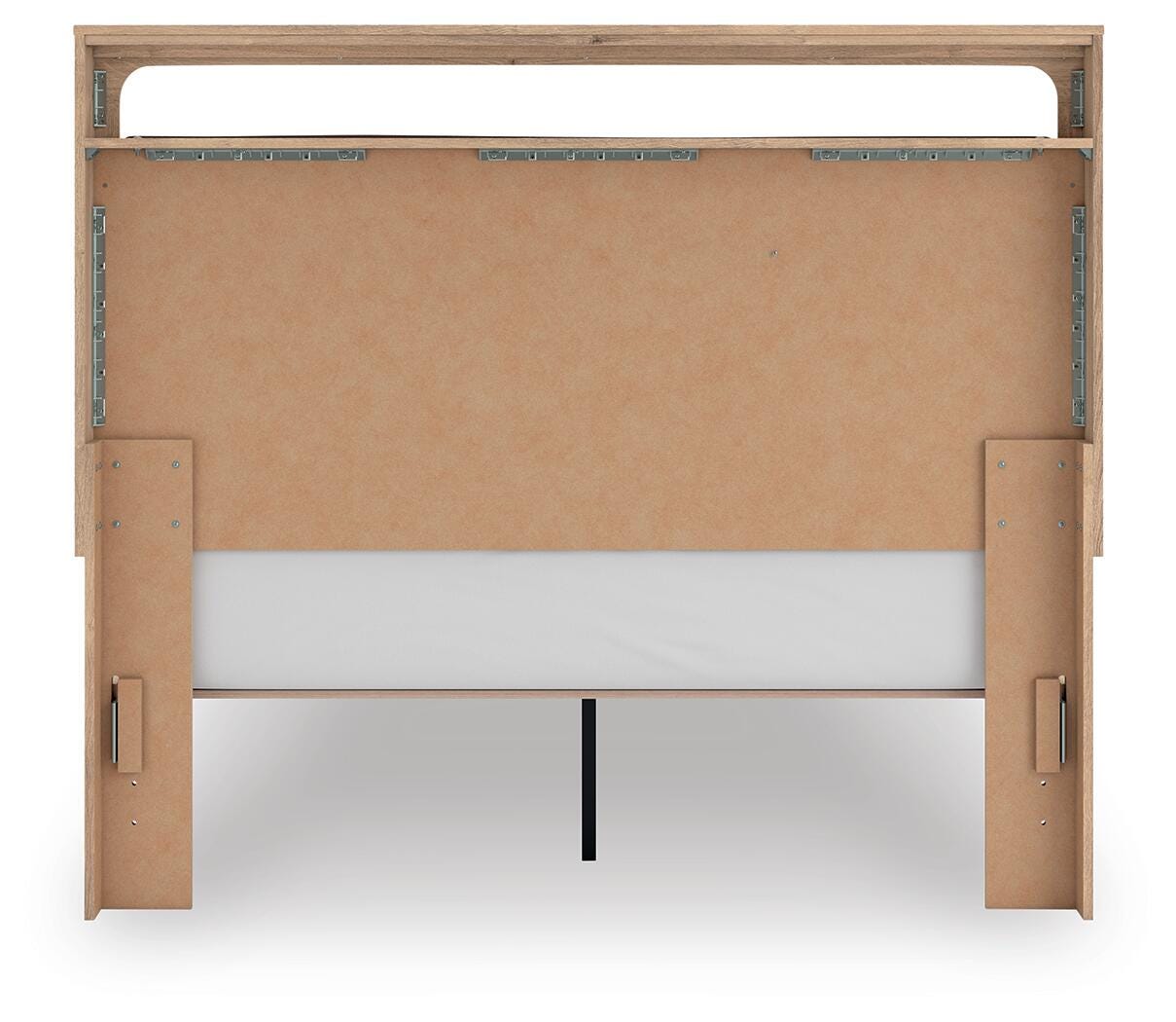 Kinlanni Tan Upholstered Platform Bedroom Set view 6