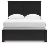 Maribel Black Full Panel Bed