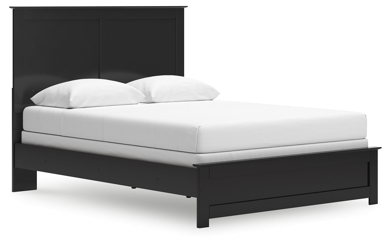 Maribel Black Queen Panel Bed