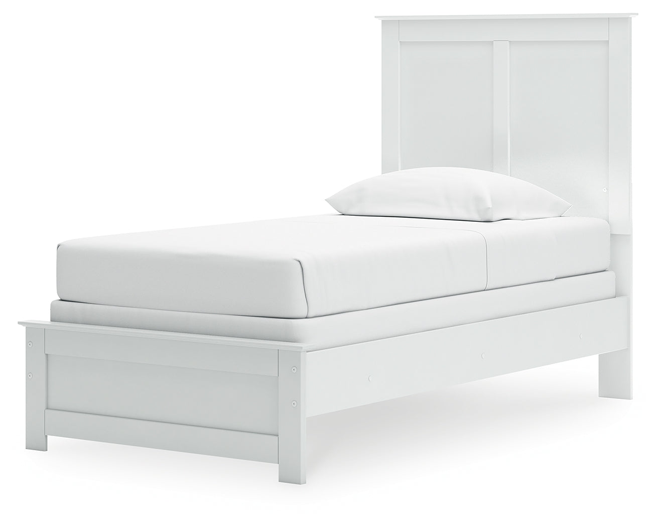 Bostwick Shoals White Twin Panel Bed