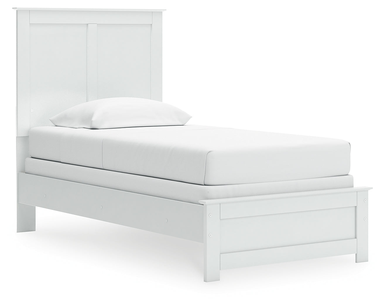 Bostwick Shoals White Twin Panel Bed