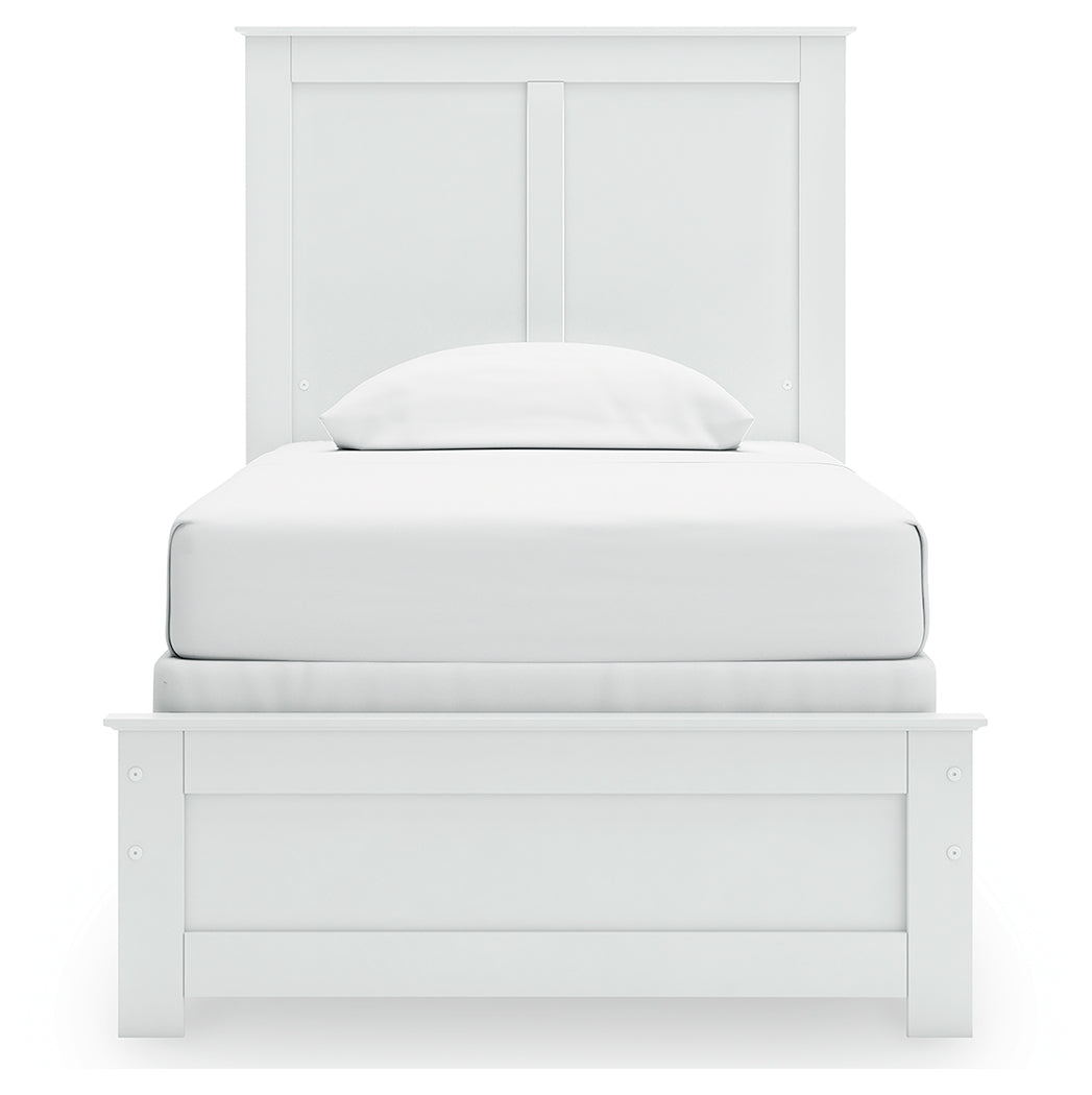 Bostwick Shoals White Twin Panel Bed