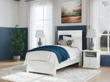 Bostwick Shoals White Twin Panel Bed