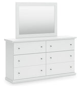 Bostwick White Shoals Panel Bedroom Set angled view