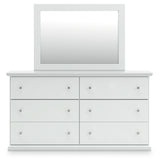 Bostwick Shoals White Dresser And Mirror