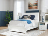 Bostwick Shoals White Full Panel Bed