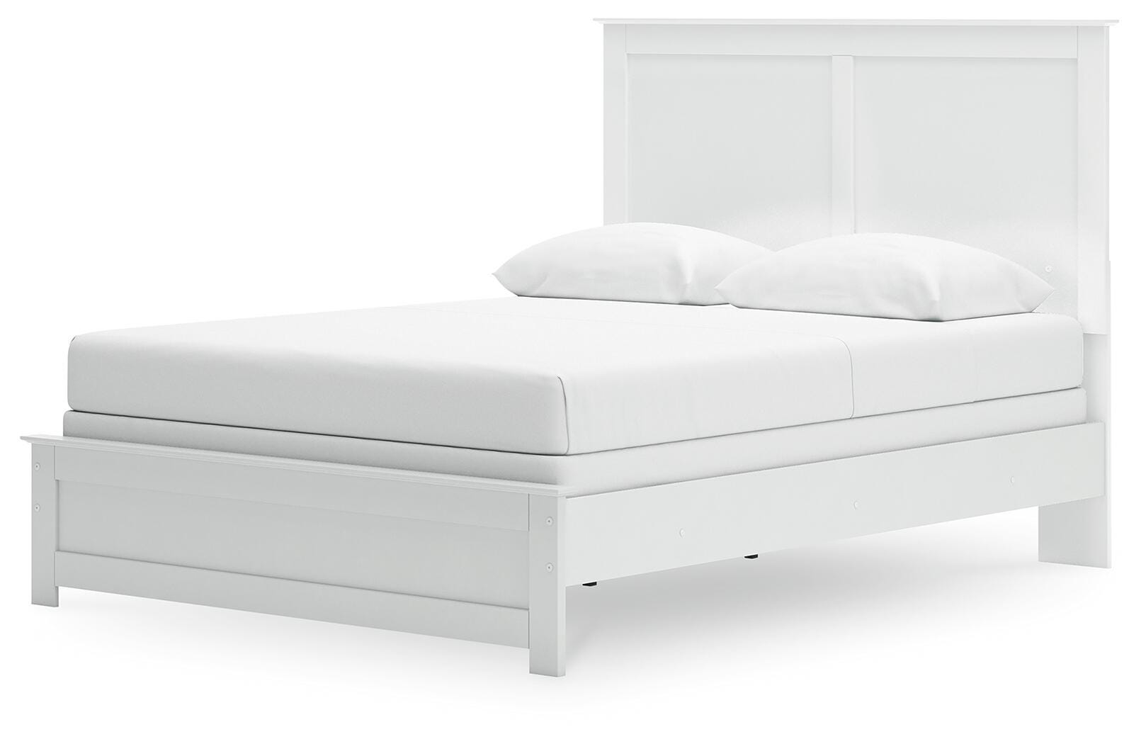 Bostwick White Shoals Panel Bedroom Set angled view