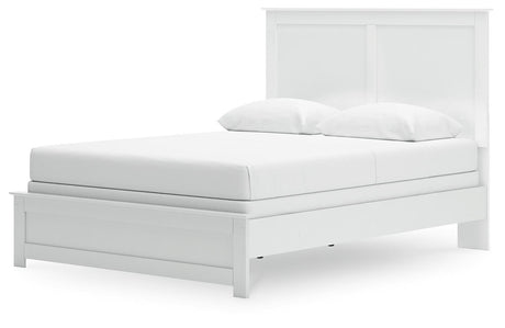Bostwick White Shoals Panel Bedroom Set angled view