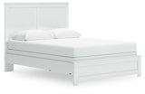 Bostwick White Shoals Panel Bedroom Set angled view