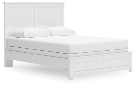 Bostwick White Shoals Panel Bedroom Set angled view