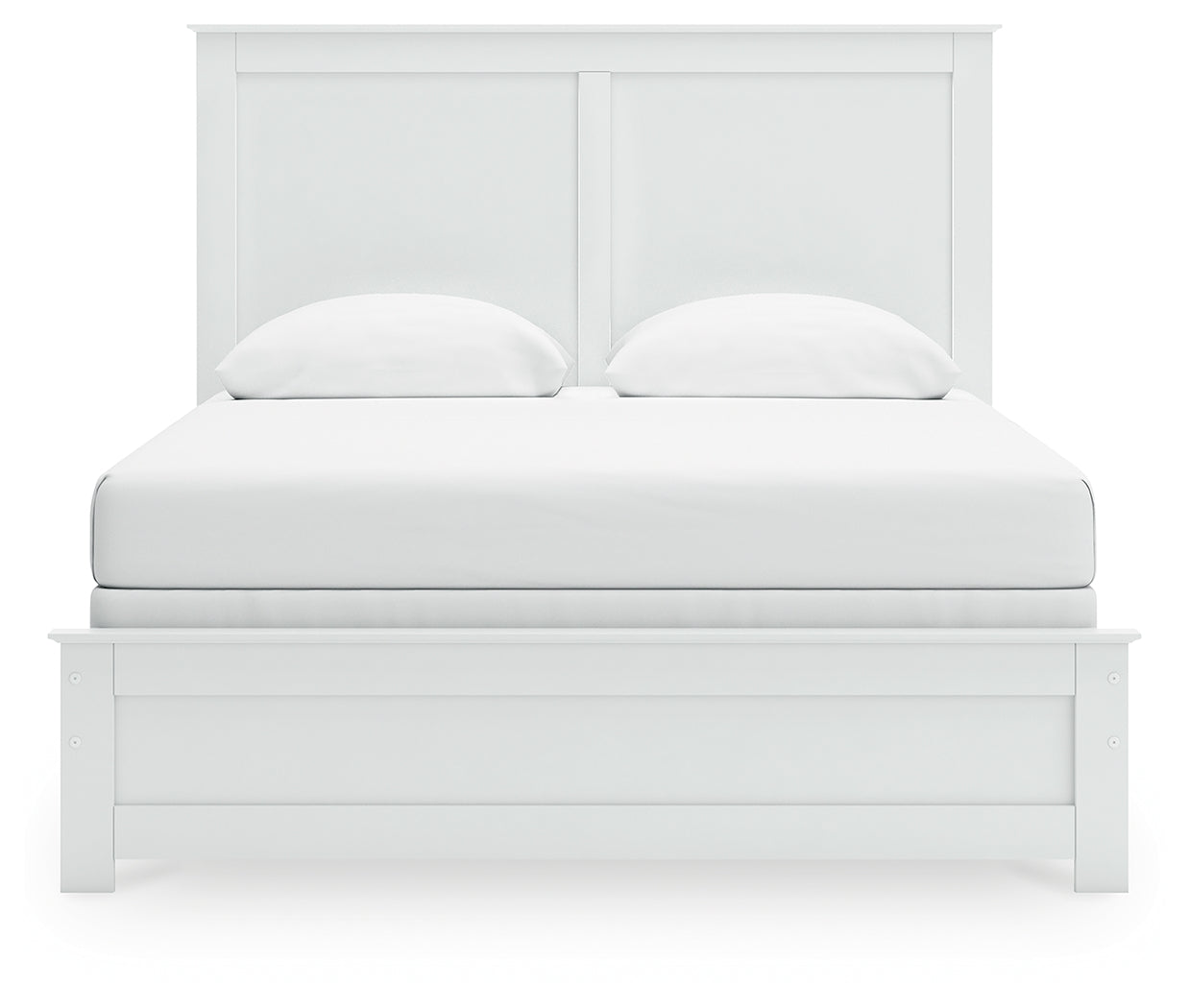 Bostwick Shoals White Queen Panel Bed