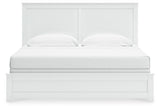 Bostwick Shoals White King Panel Bed