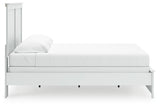 Bostwick Shoals White King Panel Bed