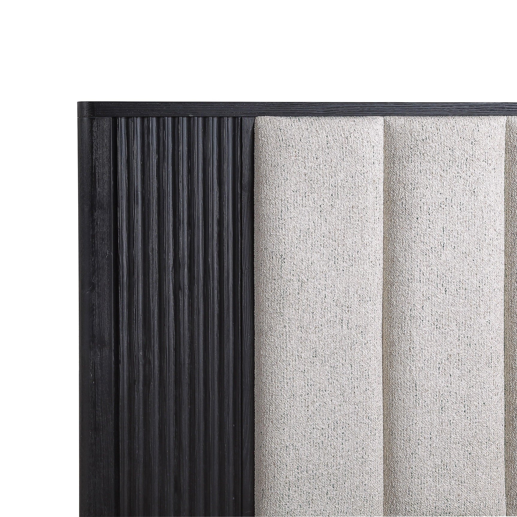 Kara Black White 5 Drawers Chest