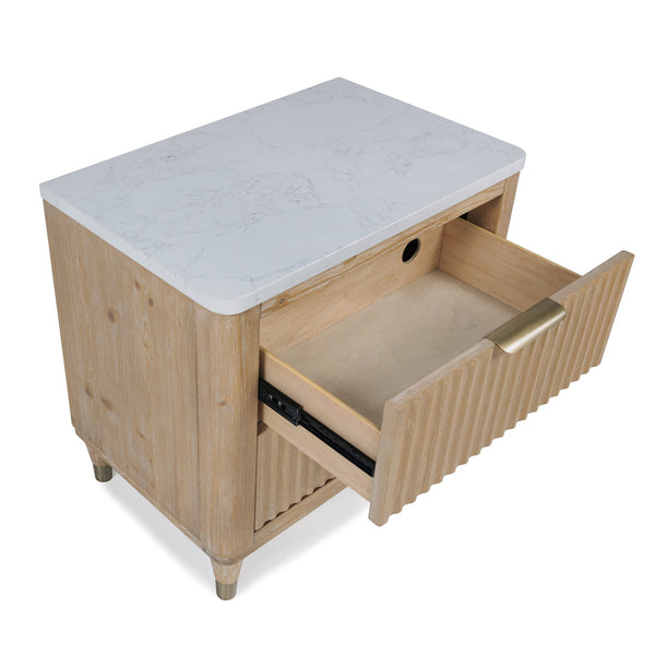 Kara Natural Nightstand nightstand by Crownmark | Ella Furniture