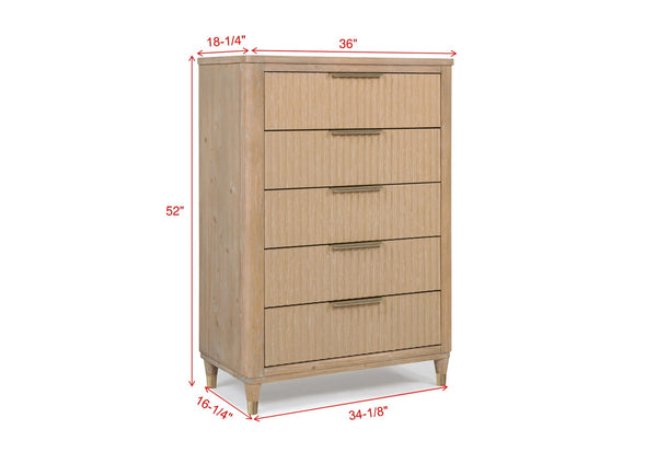 Kara Natural Chest chest by Crownmark | Ella Furniture