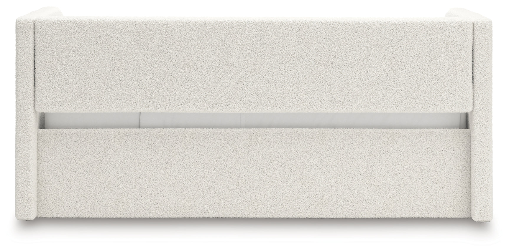 Arloster Tan/White Twin Upholstered Day Bed with Storage