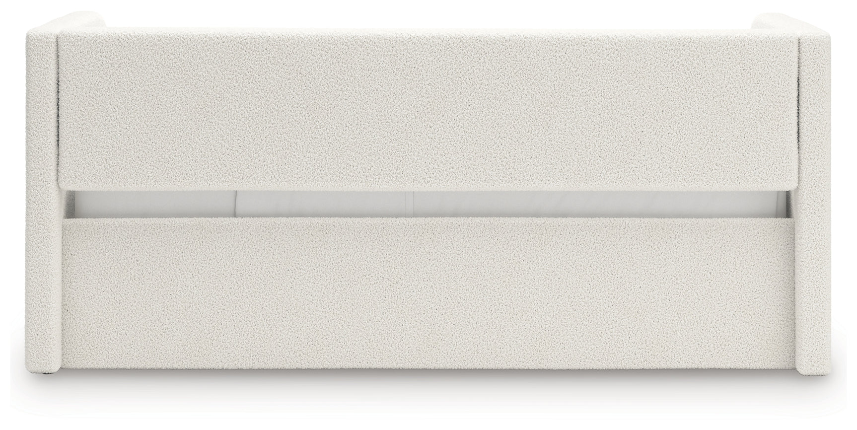 Arloster Tan/White Twin Upholstered Day Bed