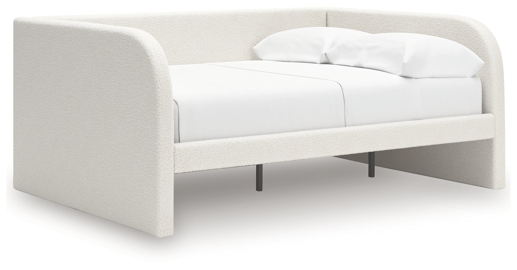 Arloster Tan/White Full Upholstered Day Bed