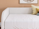 Arloster Tan/White Full Upholstered Day Bed