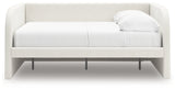Arloster Tan/White Full Upholstered Day Bed