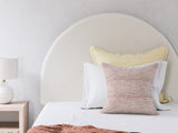 Arloster Tan/White Full Upholstered Panel Bed