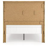 Maystonna Brown Queen Crossbuck Panel Bed