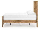 Maystonna Brown Queen Crossbuck Panel Bed