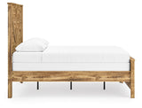 Maystonna Brown Queen Crossbuck Panel Bed