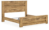Maystonna Brown King Panel Bed
