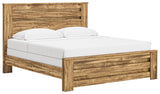 Maystonna Brown King Panel Bed